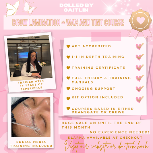Brow lamination course